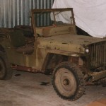 Willys MB 1121 as it arrived in Canada, exactly as it left the Norwegian Army in 1985. 