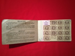 Ration Book 3  WWII Canadian