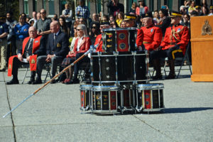 2016-03-31 RCMP The old mace on the drumhead at Surrey BC (105)