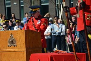 2016-03-31 RCMP Speech by member with over 25 years of service in the RCMP, new mace ceremony Surrey BC (108)