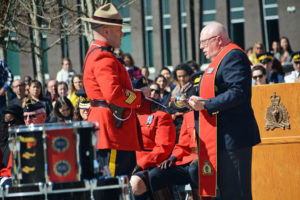 2016-03-31 RCMP The Chaplin blesses the new mace Surrey BC (116)