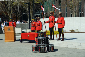 2016-03-31 RCMP Band new mace - drum head ceremony Surrey BC (140)