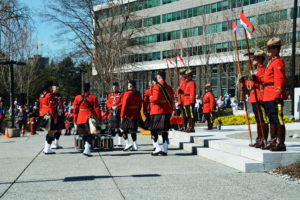 2016-03-31 RCMP Band new mace ceremony, retrieving drums Surrey BC (149)