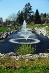 2016-03-31 Fountains at "E" Division RCMP Headquarters Surrey BC (221)