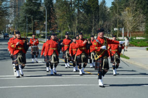 2016-03-31 RCMP Band marching in to receive their new mace Surrey BC (58)