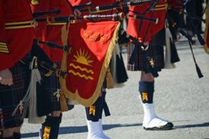 2016-03-31 RCMP Pipe banner at the new mace ceremony, Surrey BC (81)