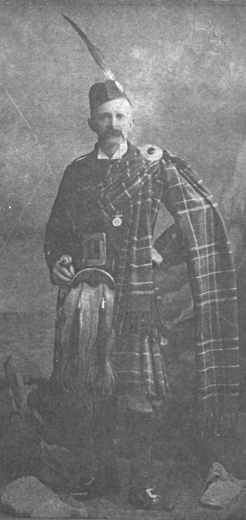 Albert MacGregor 1857-1923 with 1885 NW medal