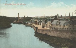 Brechin from the Bridge (Circa 1910) PC Valentines post card # 03433