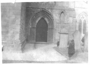 Brechin Catherdral archway 1912 Wm. Arnott Stevens photo