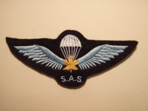 Canadian SAS Association Commemorative parachute badge ("wings").