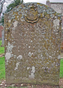 Tombstone of John MacGregor & Flora MacNaughton in Fortingall Churchyard. Photo by CMS