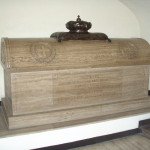 Casket for Bonnie Prince Charlie and King James, St Peter's crypt, Rome