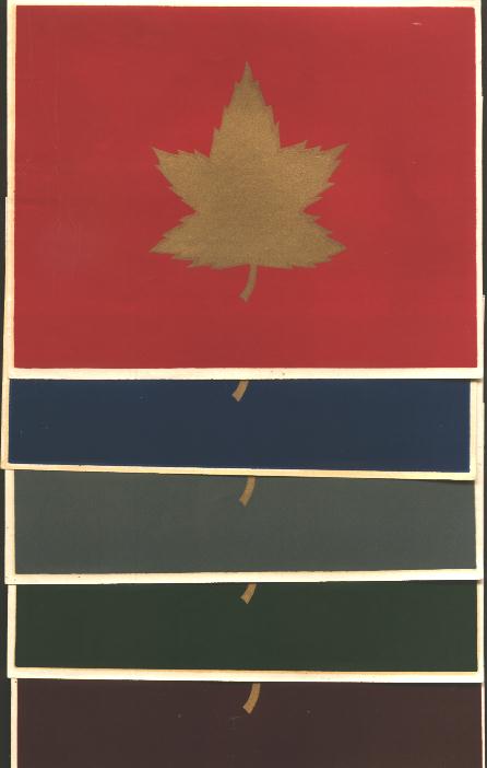 5 decals for Canadian Divisions in World War II.