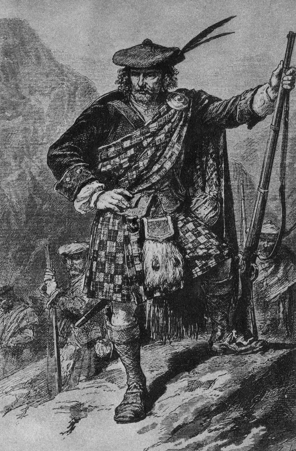 Rob Roy MacGregor, also known as Rob Roy Campbell during the proscription against the MacGregors. 