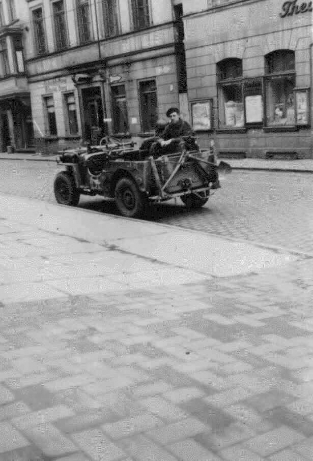 1CPB jeep Spring 1945 Germany by Pte Doug Morrison