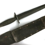 1 Canadian Parachute Battalion "Killing Knife" Note that the tip of the blade had broken off and it had been resharpened crudely. Formerly in Colin M Stevens' Collection.