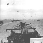 Canadian troops with BSA Airborne Bicycles on board their Landing Ship, enroute to Normandy, June 5-6 1944.