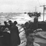 3 Canadian Infantry Division on board ship heading for the Normandy Beaches, for the D-Day invasion of France, about June 4 - 5, 1944.