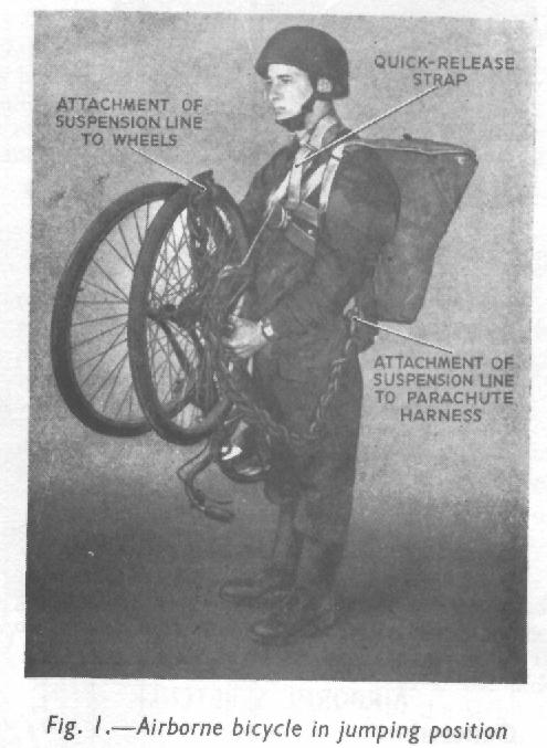 airborne folding paratrooper bicycle