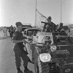 Canadian Army Ferret MK. I CAR 54-82601 with UNFICYP in Cyprus in 1964