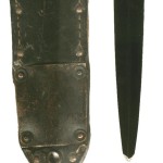 1 Canadian Parachute Battalion "Killing Knife" Note that the tip of the blade had broken off and it had been resharpened crudely. Formerly in Colin M Stevens' Collection.