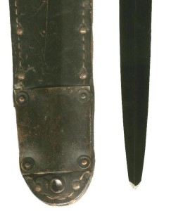 1 Canadian Parachute Battalion "Killing Knife" Note that the tip of the blade had broken off and it had been resharpened crudely. Formerly in Colin M Stevens' Collection.