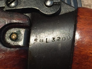 No. 4 MK. I* (T) made by SAL at Long Branch and later issued to the Indian military. Serial number 68L3200.