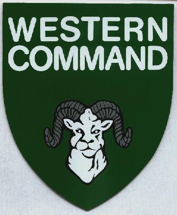 Western Command club decal