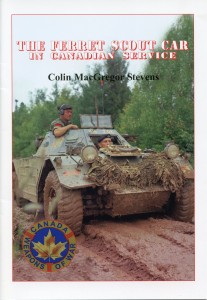 Cover of my book THE FERRET SCOUT CAR IN CANADIAN SERVICE