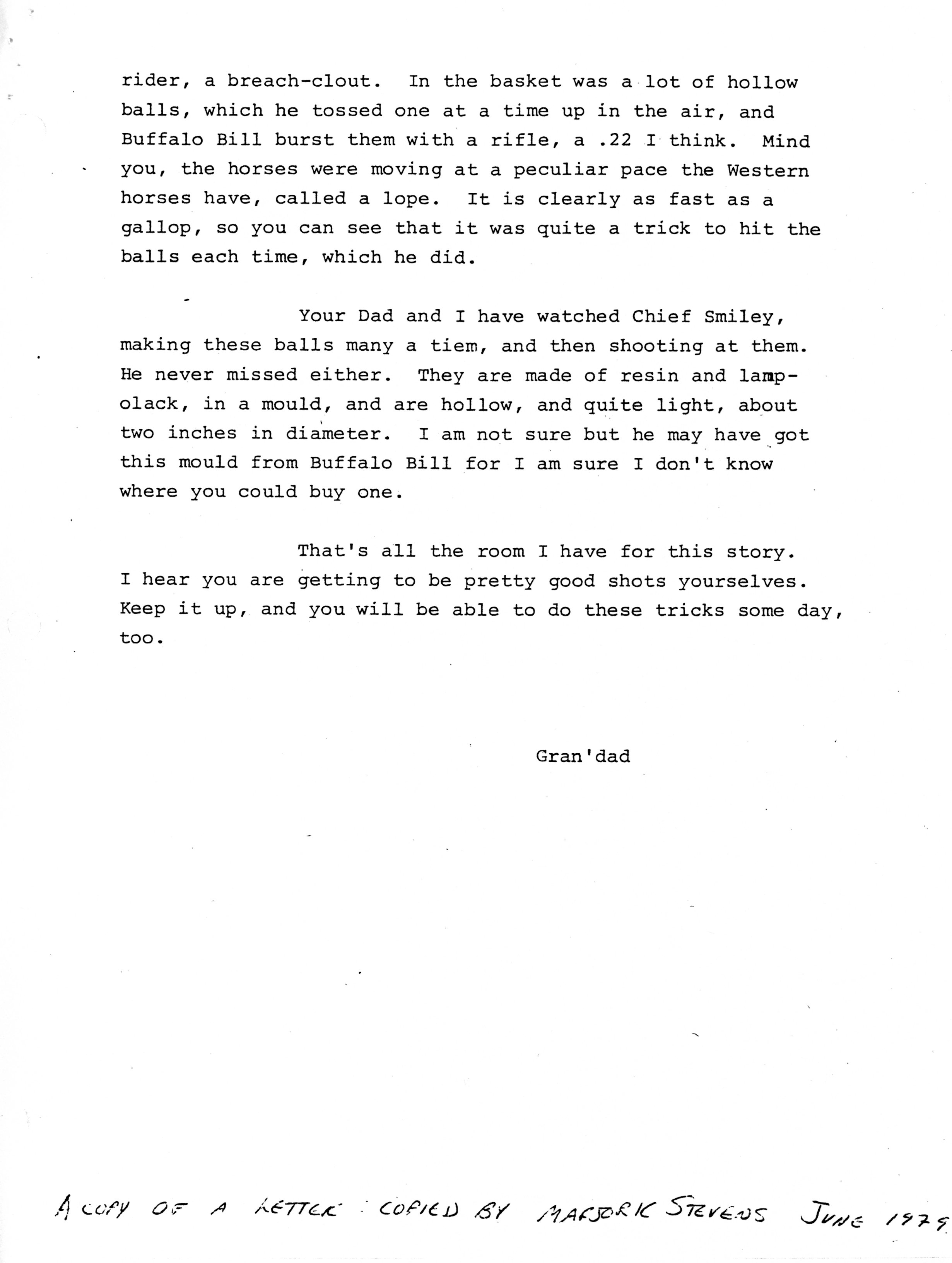 1960-05-07 p2 of 2 Letters from Wm Arnott STEVENS