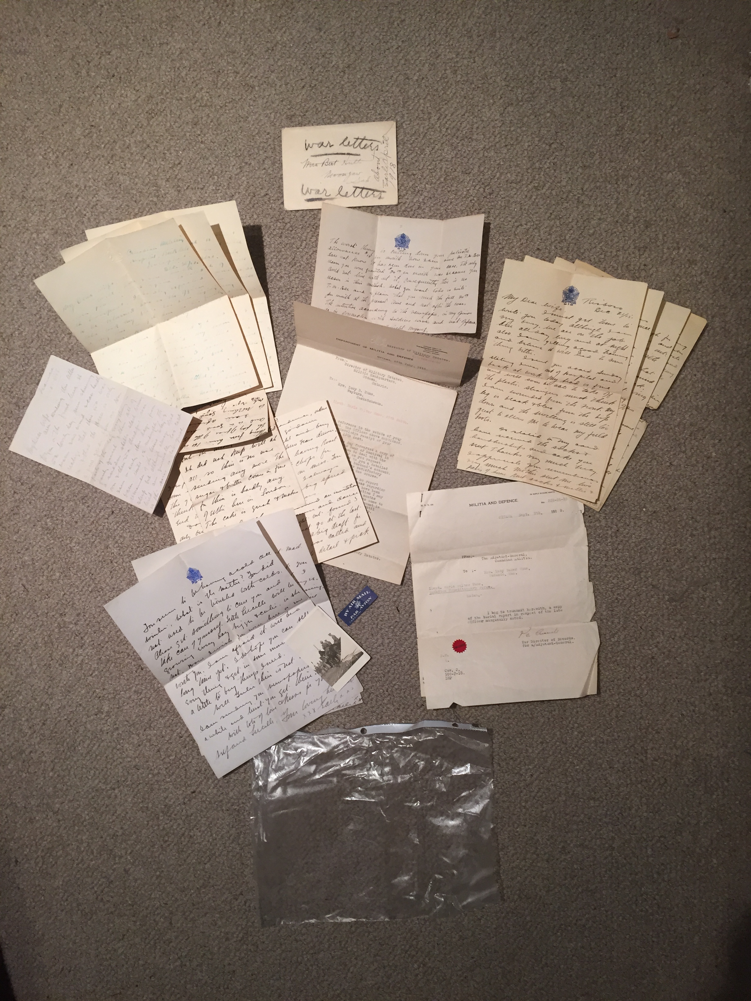 HUME Earle Walter papers 