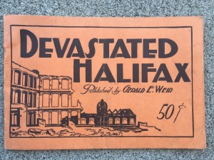 Halifax Explosion 1917 souvenir booklet - cover