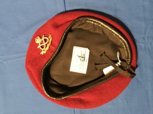 Maroon beret SStaff KC