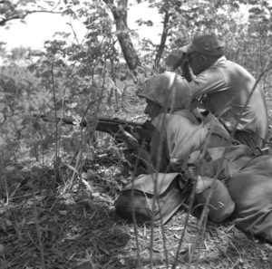 USMC sniper team with M1C 1 Marine Division in Korea (From 14-351 Milsurps )