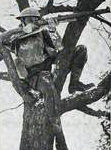 DETAIL - Sniper Brit in tree 1940-04-01 © IWM (Art. IWM PST 15656)