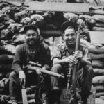 Two PPCLI snipers in Korea. (PPCLI Museum)