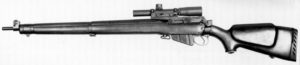 C anadian made sniper rifle, left side.