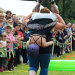 Scandinavian Midsummer Festival 2016-06-19 028 Wife carrying contest - Is my slip showing