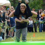 Scandinavian Midsummer Festival 2016-06-19 033 Wife carrying contest - My Viking ancestors could do this, so can I.
