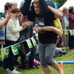 Scandinavian Midsummer Festival 2016-06-19 036 Wife Carrying Contest - Do not fart