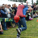 Scandinavian Midsummer Festival 2016-06-19 038 Wife Carrying Contest -They are off