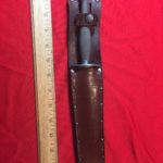 USMC Stiletto in scabbard - Colin M Stevens' Collection