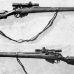 Standard British No. 4 (T) sniper rifle. WWII British snipers WBSTTR - Shore 1948 fp 150 top