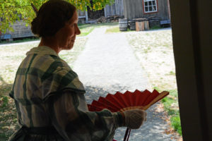 Fort Nisqually Brigade Days 2016 AUG (102) Maid in the shade