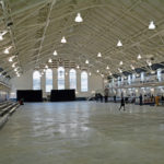 (6) The inside of the Seaforth Armoury shortly before the crowds arrived.