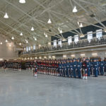 (124) Cadets and Seaforths on parade.