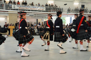 (386) Seaforth Army Cadet Drill Team during their performance.