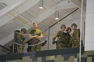 (391) The C6 Gun Race teams getting ready to rappel.