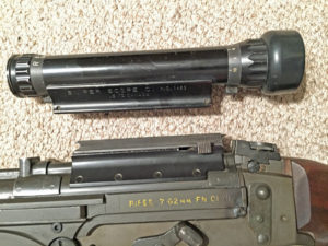 FN C1A1 sniper rifle with Sniper Scope C1 removed.