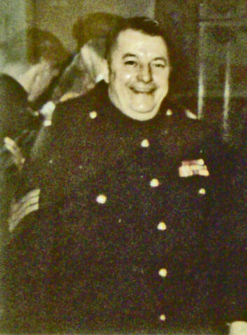 Sgt. E.A. Smokey Smith, VC wearing his patrol Blues. This uniform is in the museum collection. Sgt. E.A. Smokey Smith, VC wearing his patrol Blues. This uniform is in the museum collection.